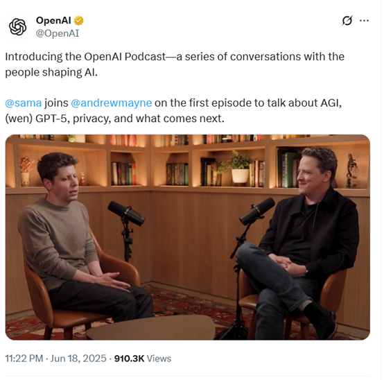 GPT-5今夏突袭?Sam Altman 首次大谈 GPT-5、AGI