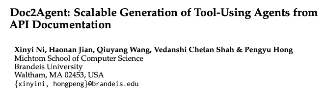 Doc2Agent“爬”了所有API文档，一键API，MCP简单了