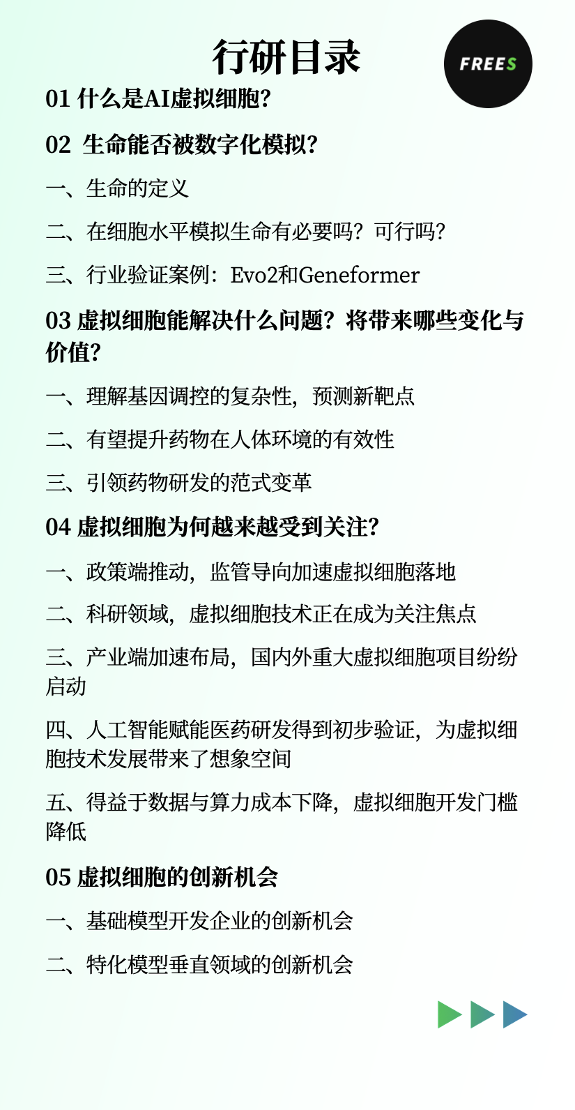 AI虚拟细胞:数字化生命的探索 | 峰瑞报告