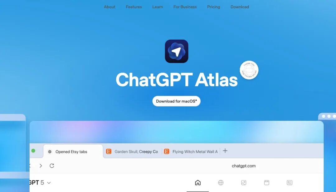 OpenAI 发布了浏览器 Altas，一手实测来了