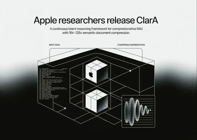Apple 入局 RAG：深度解析 CLaRa 框架，如何实现 128x 文档语义压缩？