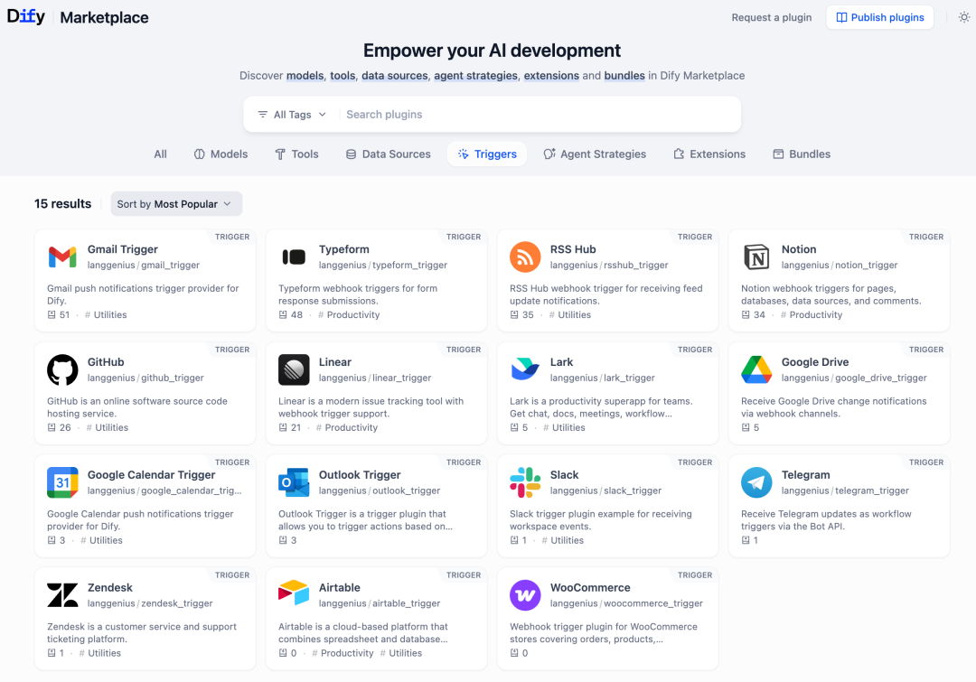 dify 1.10.0 Event-Driven Workflows 版本发布：全新 Trigger 触发器与升级指南详解