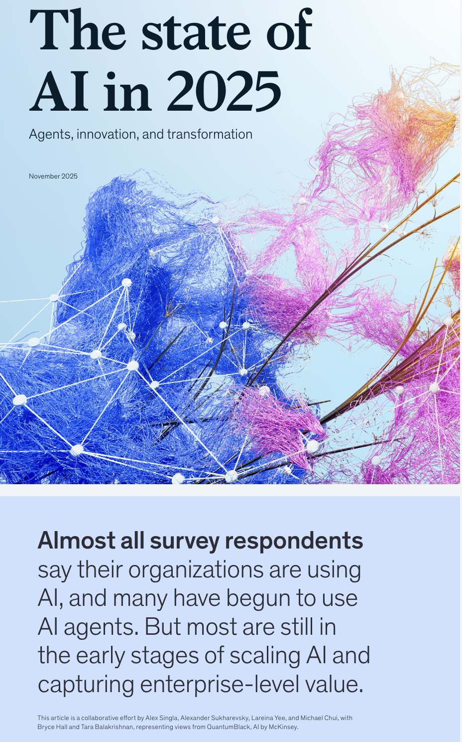 麦肯锡2025AI状态报告
