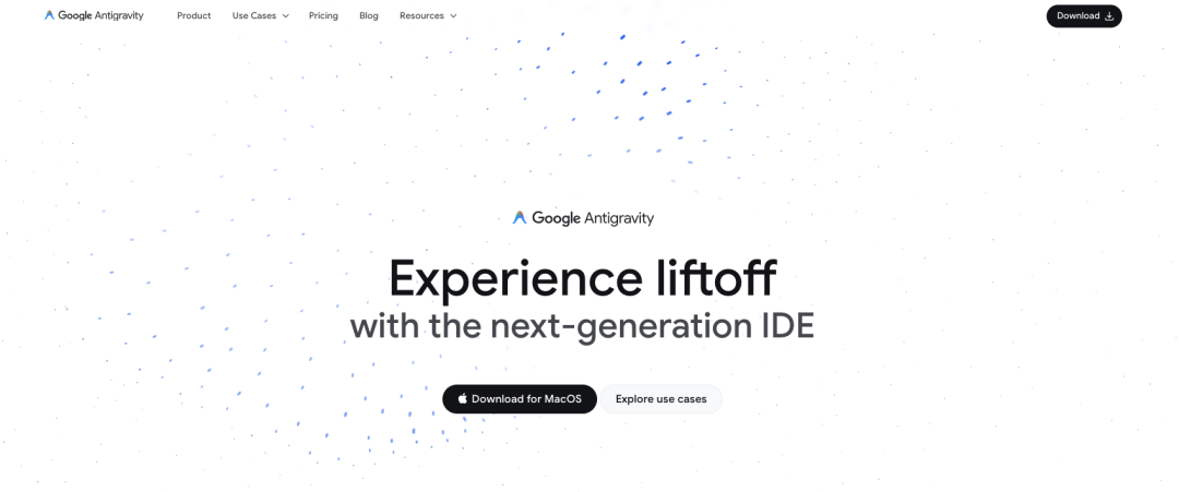 Google 发布 Antigravity Agent编辑器
