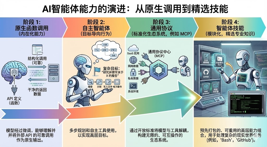 Agent圣经（四）| 一文搞懂Function Call、MCP、Skills