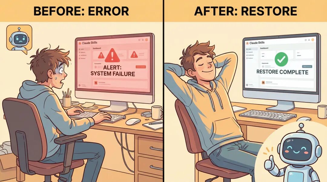 Claude Skill 快照：给你的 AI 技能迭代加个「后悔药」