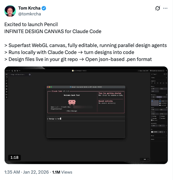Claude Code加 Pencil，AI又把设计师干掉了？！