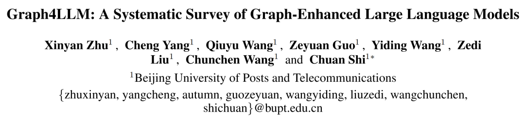 综述导读 | Graph4LLM：图增强大语言模型的全景图