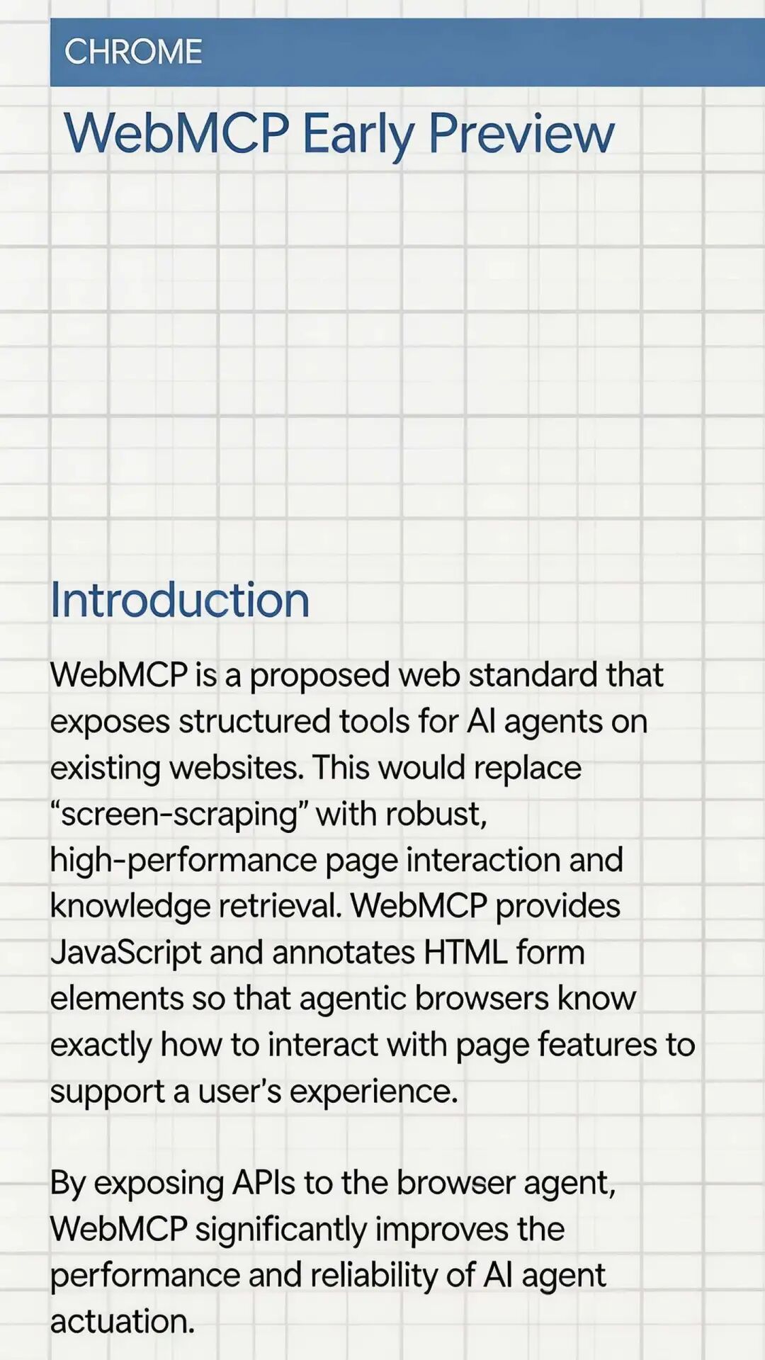 WebMCP：谷歌刚给 Chrome 动了个手术，AI Agent 的玩法全废了