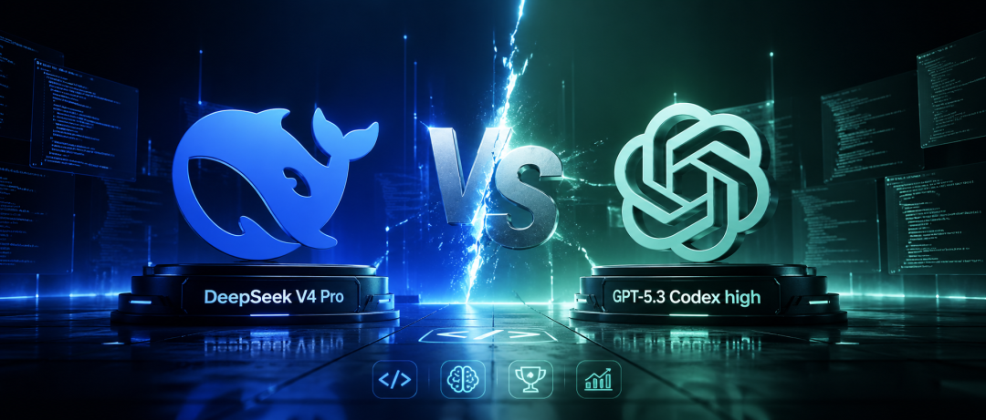 DeepSeek V4 Pro 与GPT-5.3 Codex high同台PK，代码能力差距有多大？「一手测试」