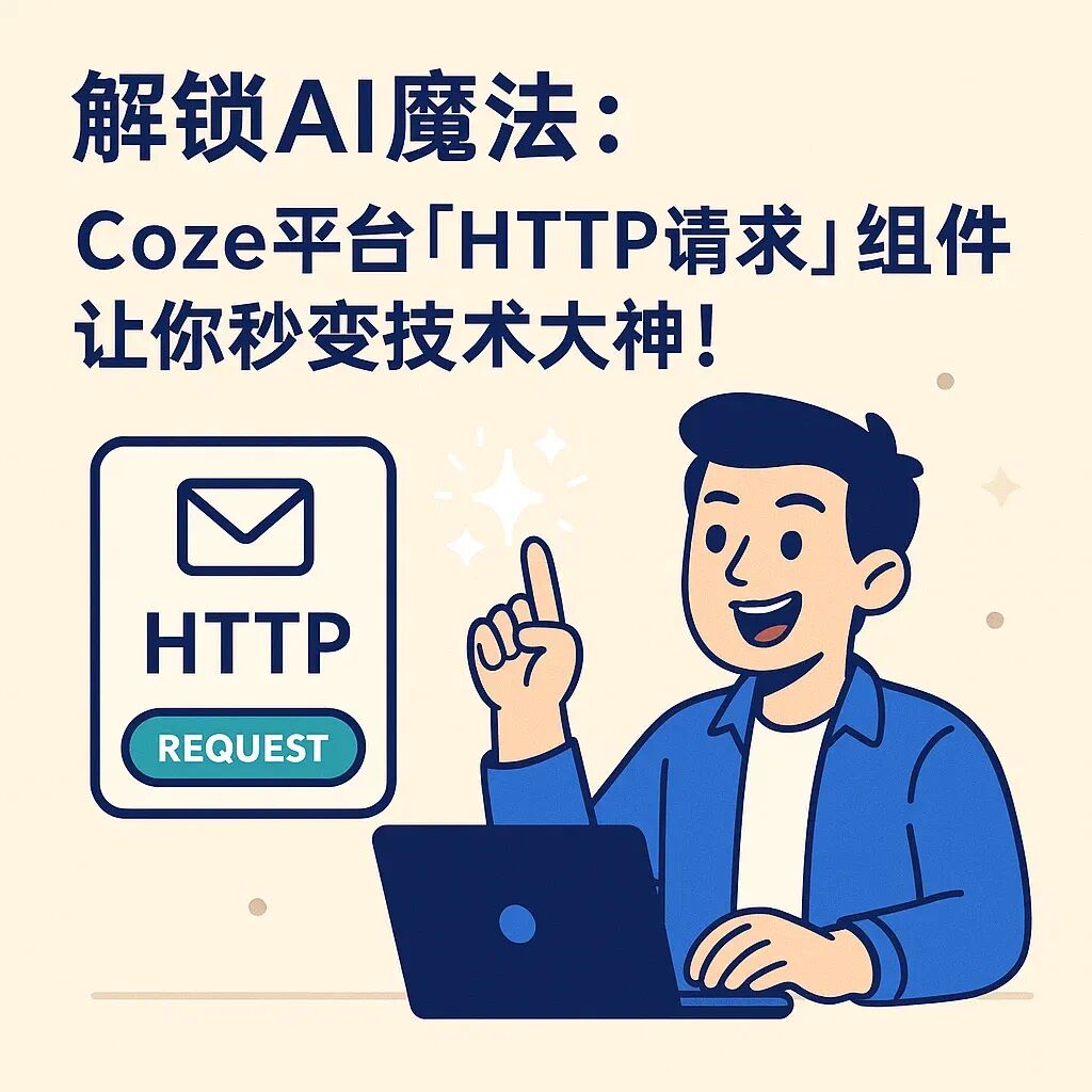 解锁AI魔法：Coze平台“HTTP请求”组件让你秒变技术大神！