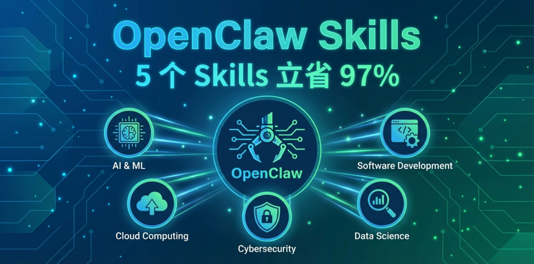 OpenClaw安装这 5 个 Skills，Token立省 97%