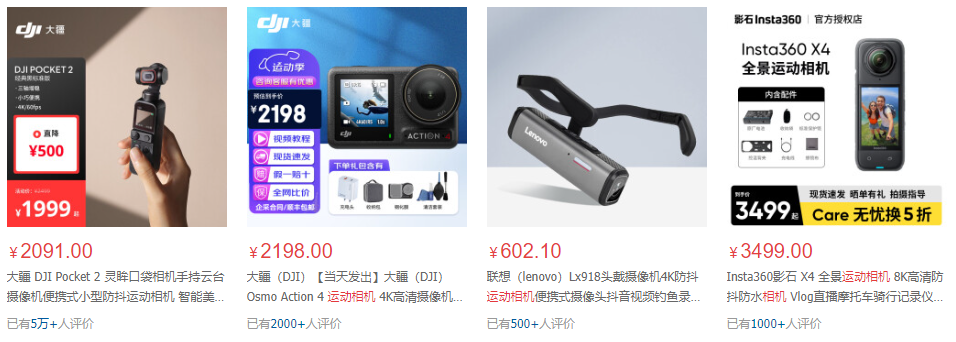 一些关于运动相机和AI的思考