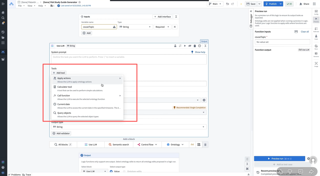 详解Palantir AIP的两个利器：LLM和Tool