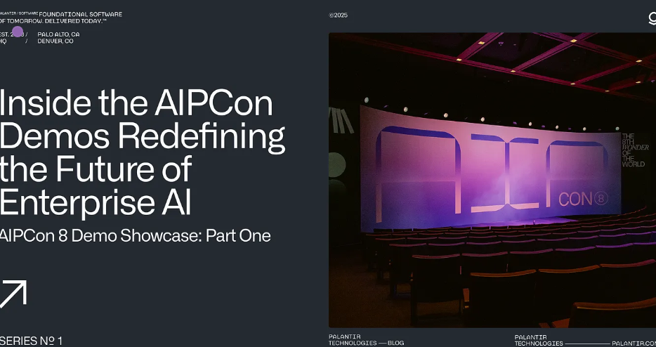 Palantir AIPCon 8大客户演示案例：重新定义企业大模型未来的突破性实践