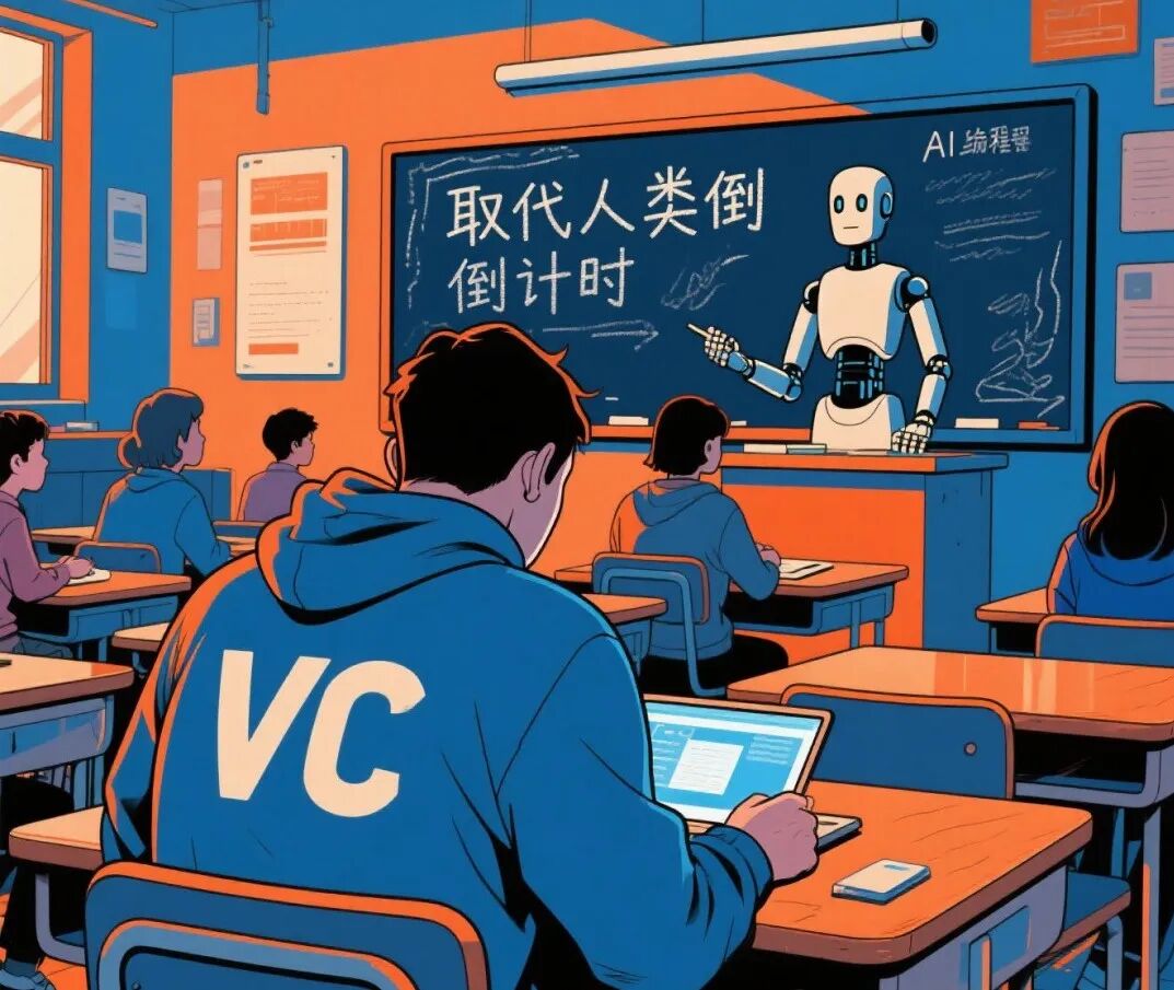 不想被AI替代，VC居然跑来学AI编程了