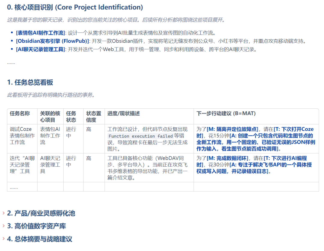 我给自己做了一个AI周报系统，治好了我的想法太多、执行太少