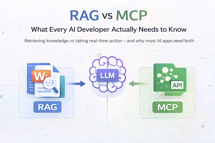 RAG 与 MCP：每位 AI 开发人员真正需要了解的知识