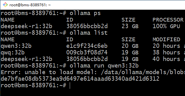 Qwen3 与 ollama 兼容性问题