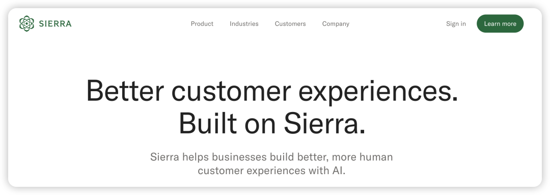 客服领域AI Startup领头羊Sierra凭啥估值100亿美金？