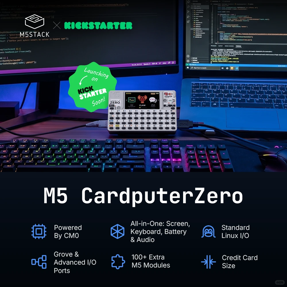 CardputerZero：可以装在口袋里的树莓派 Linux 电脑！