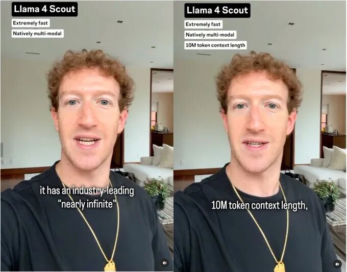 炸裂！Meta深夜推出Llama 4系列 ：单卡H100能跑，千万上下文，还有2万亿“巨兽”-AI智能王