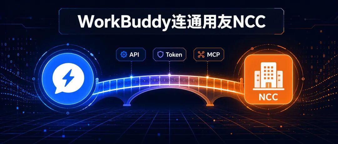 WorkBuddy连通用友NCC：三步打通，从零到对话查询ERP