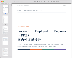 同样叫 FDE，Palantir 在做产品，国内团队在消耗青春-AI智能王