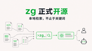 zg 正式开源：本地检索，不止于关键词-AI智能王