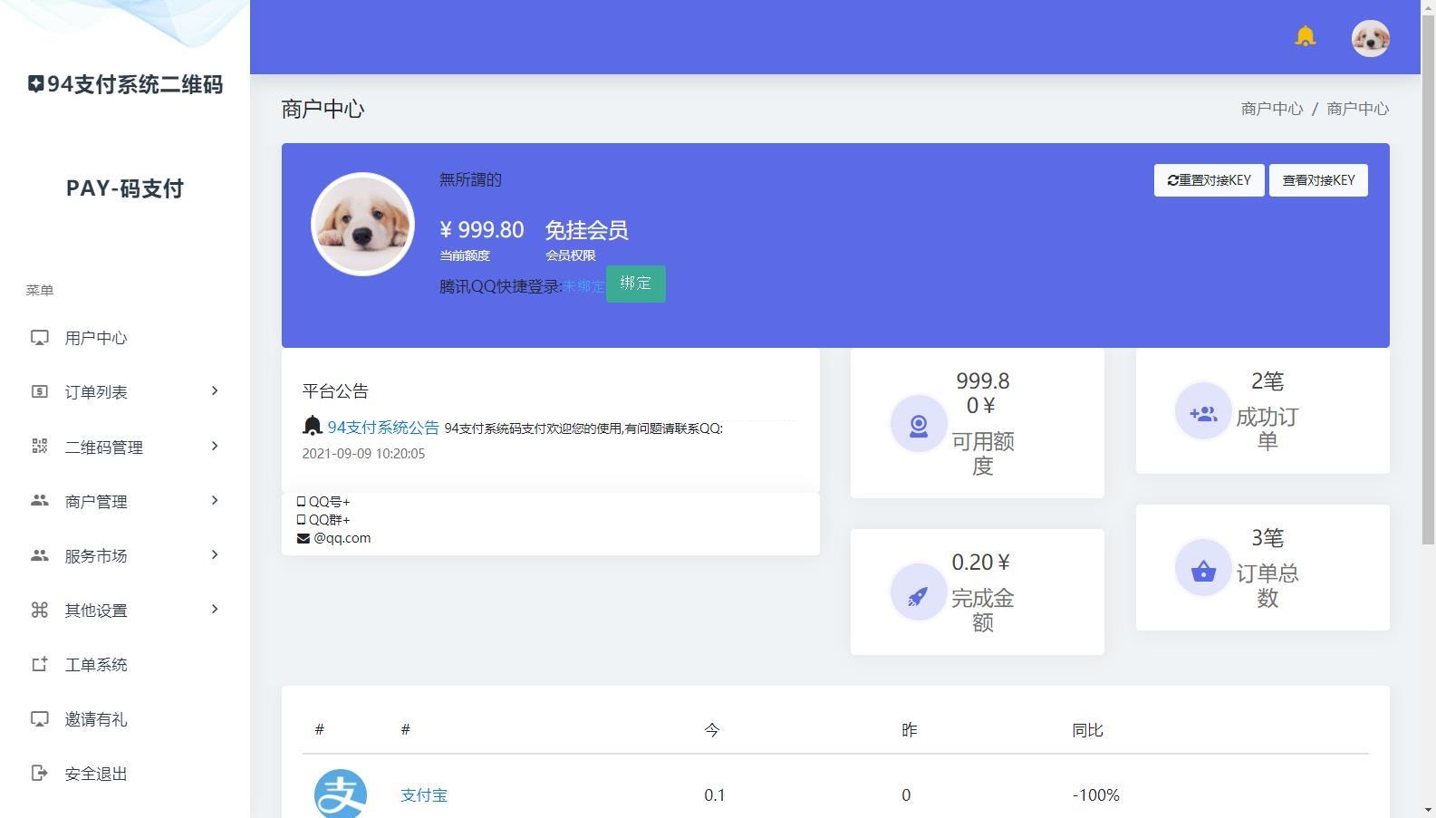 三网码支付 免挂系统源码  云端源码-查尔斯资源库
