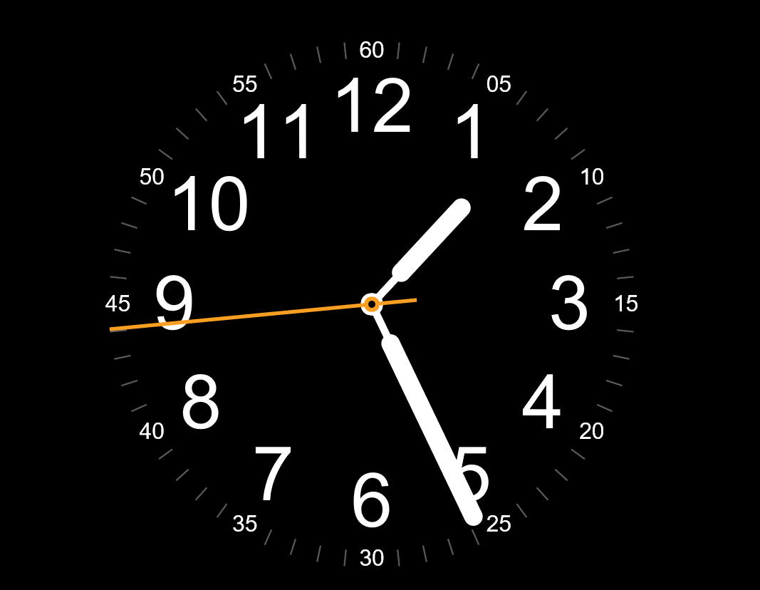 桌面时钟HTML代码-查尔斯资源库